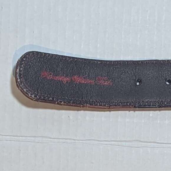 Robert Graham Appaloosa Patchwork Leather Belt 38/95 Sz 38 NWT - Picture 4 of 7